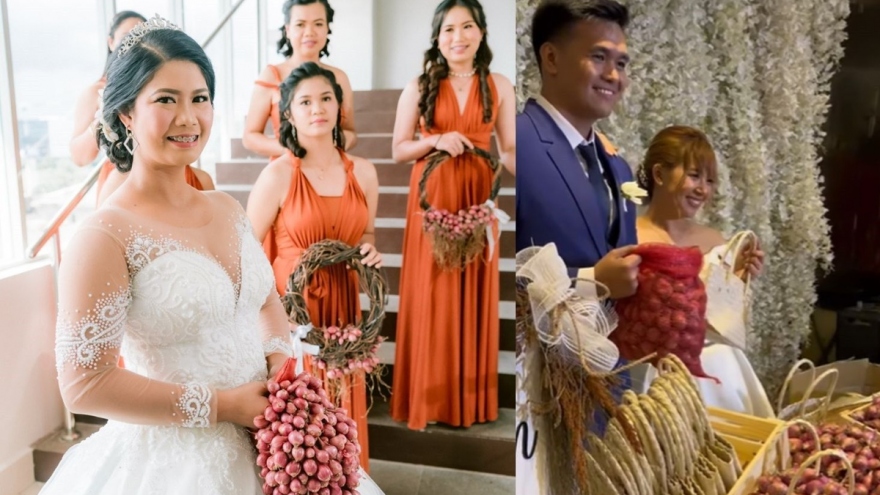 Bão giá tại Philippines: Khi hành trở thành quà cưới và hoa cưới